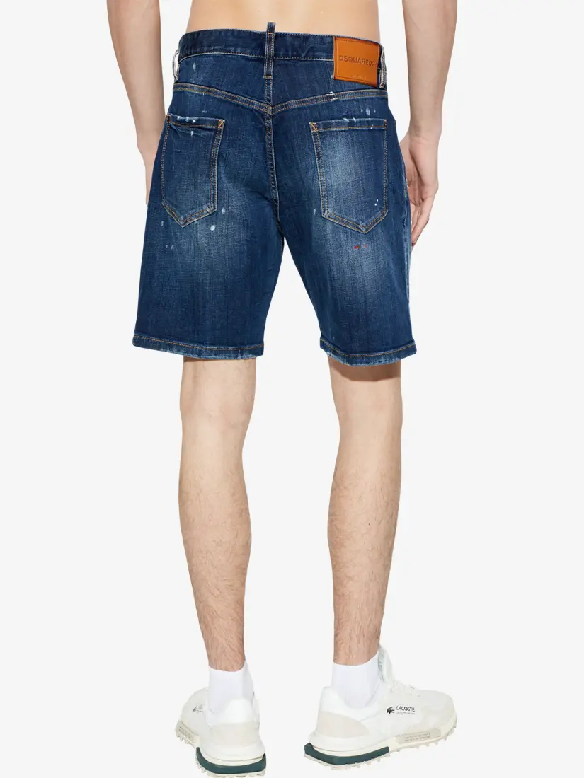 Pantallona të shkutra xhins DSquared2 Marine