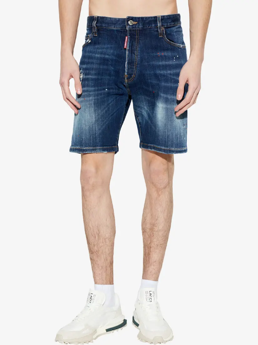 Pantallona të shkutra xhins DSquared2 Marine