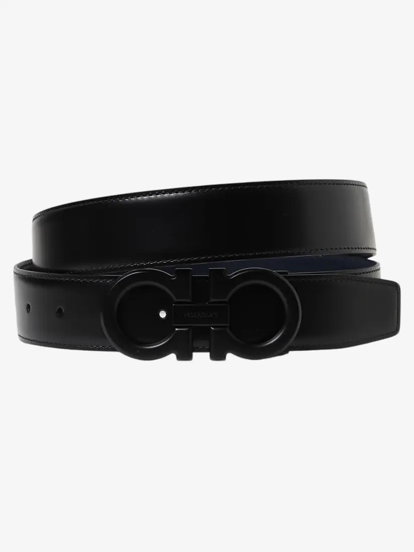 Rrip lëkure Ferragamo Reversible With Monogram Buckle