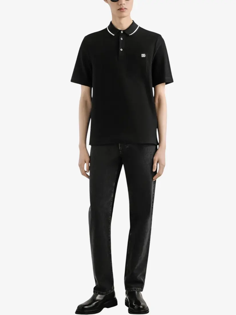 Bluzë Polo Dolce & Gabbana Embroidered DG Logo