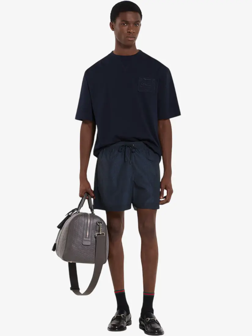 Tuta noti Gucci Printed Technical Poplin