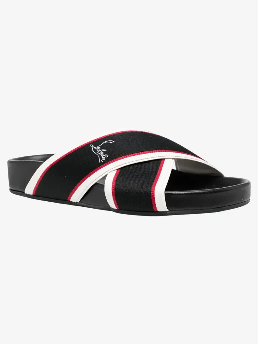 Shapka Christian Louboutin Hot Cross Bizz Slides