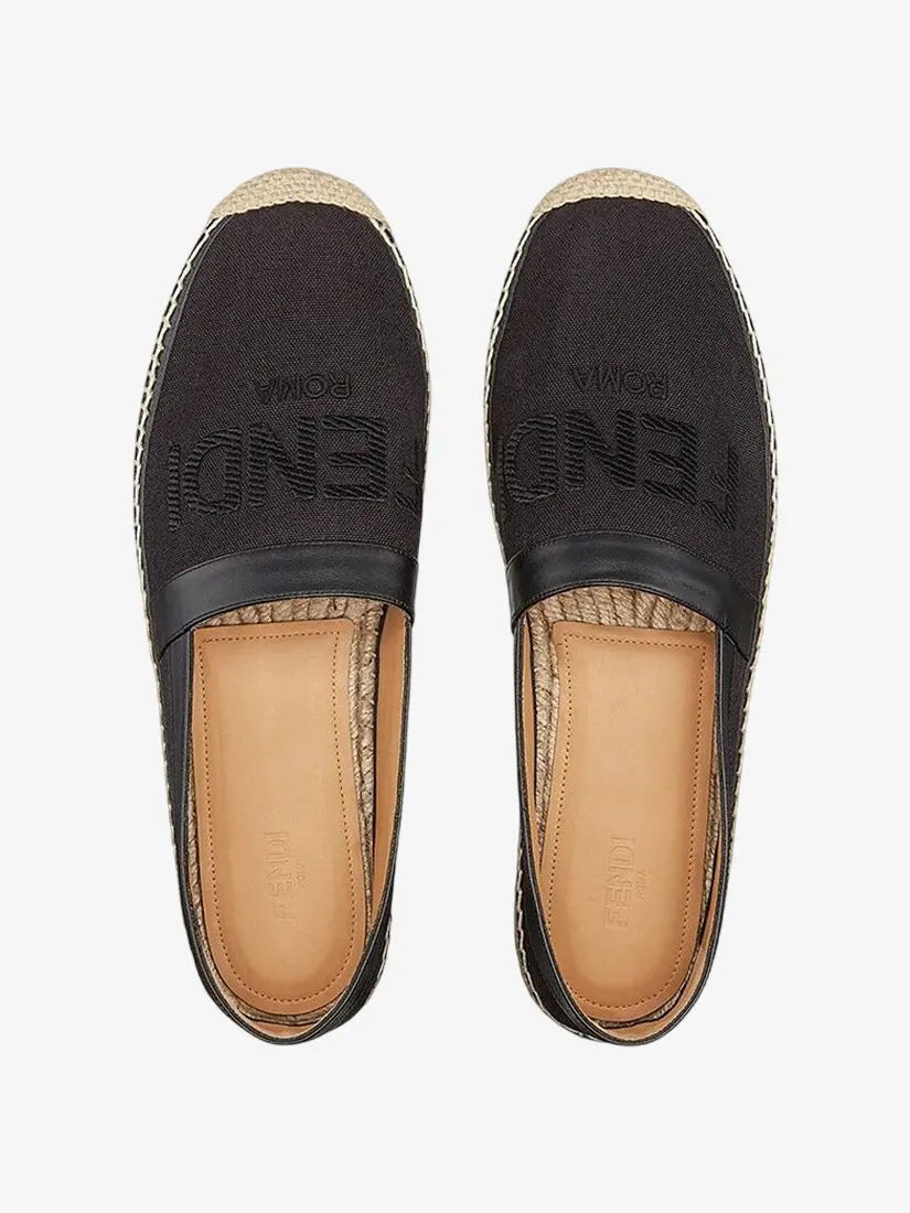 Këpucë pa Lidhëse Fendi Canvas Espadrilles