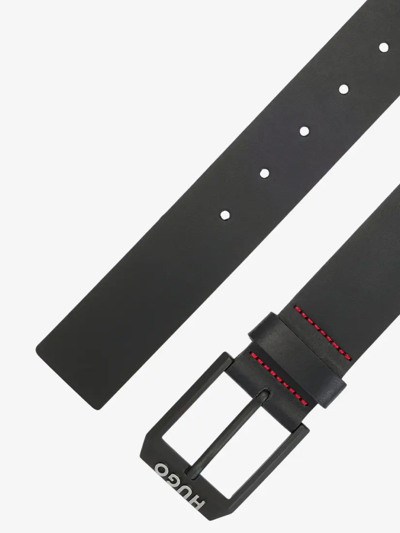 Rrip Lëkure Hugo Boss With Matte Black Logo Trim