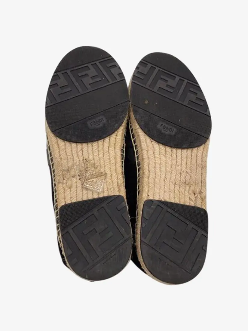 Këpucë pa Lidhëse Fendi Canvas Espadrilles