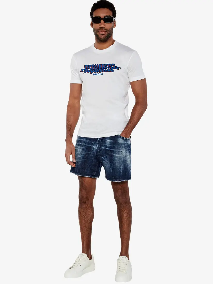Pantallona të shkutra xhins DSquared2 BRO