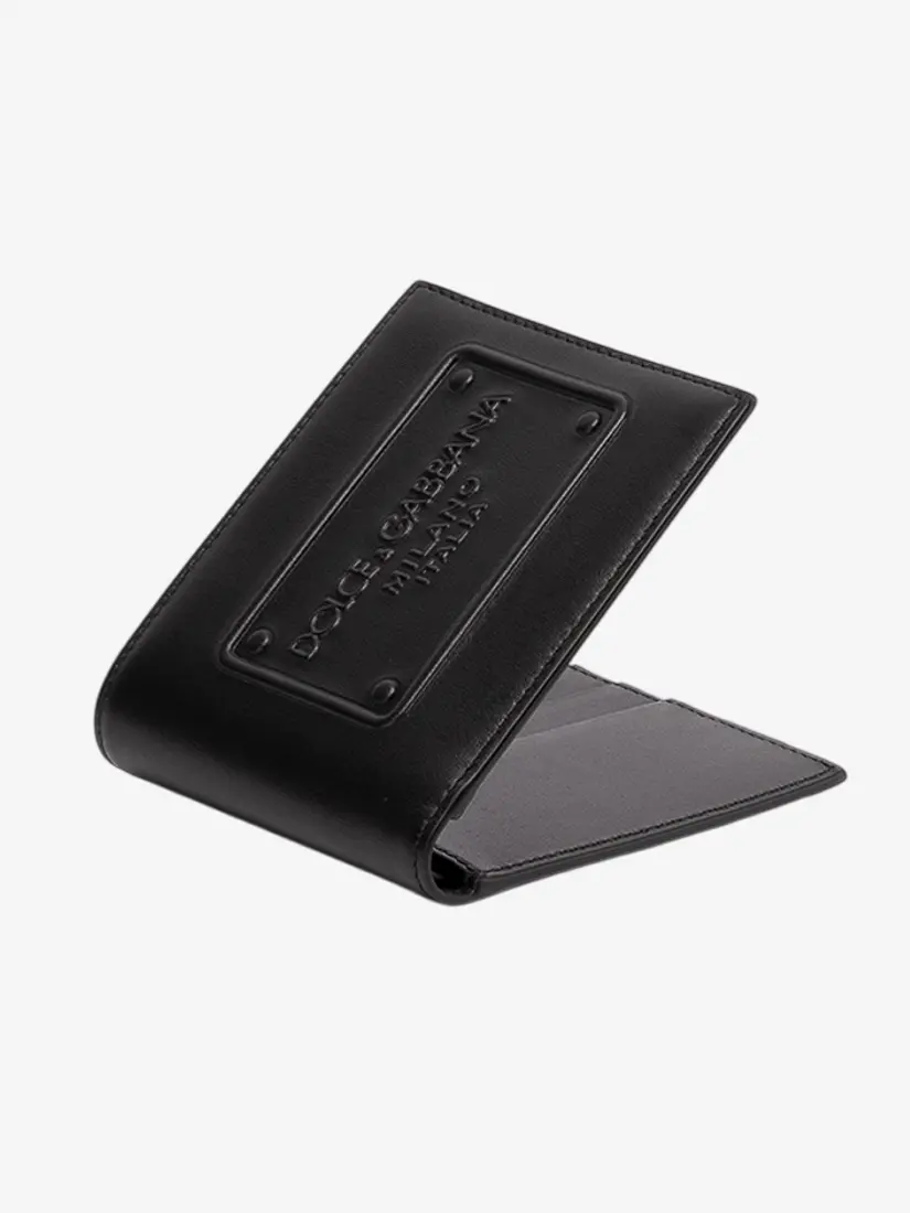 Portofol Lëkure Dolce & Gabbana Bifold Raised Logo