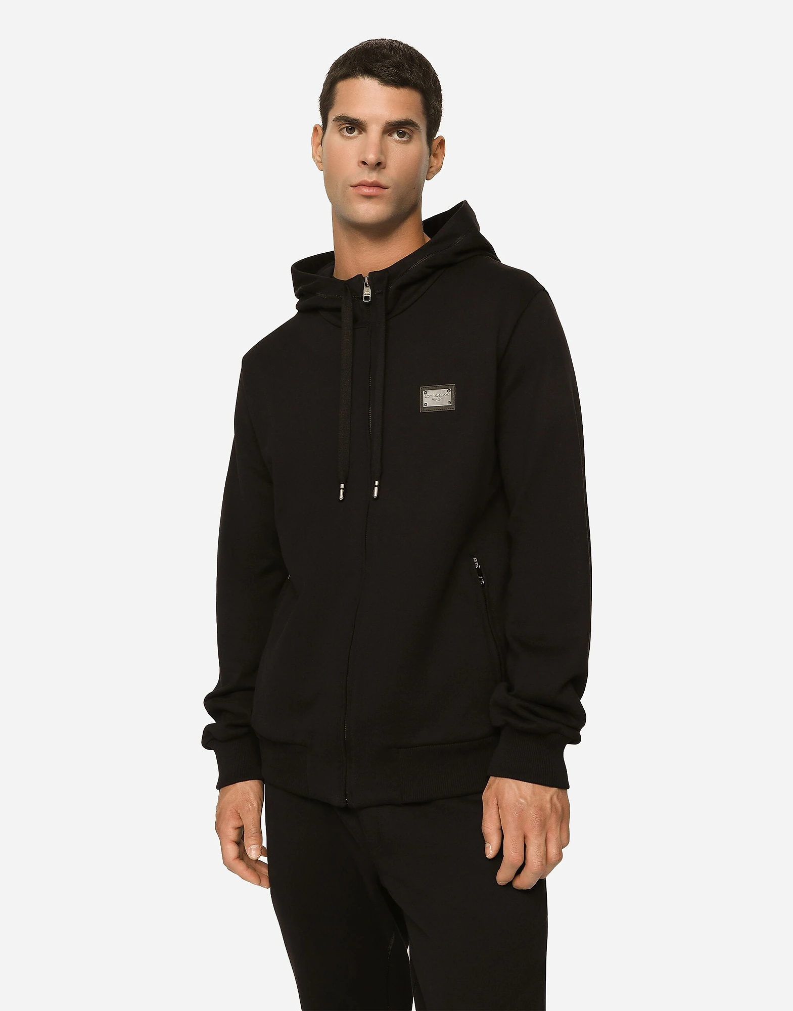 Hoodie Dolce & Gabbana Logo Plaque