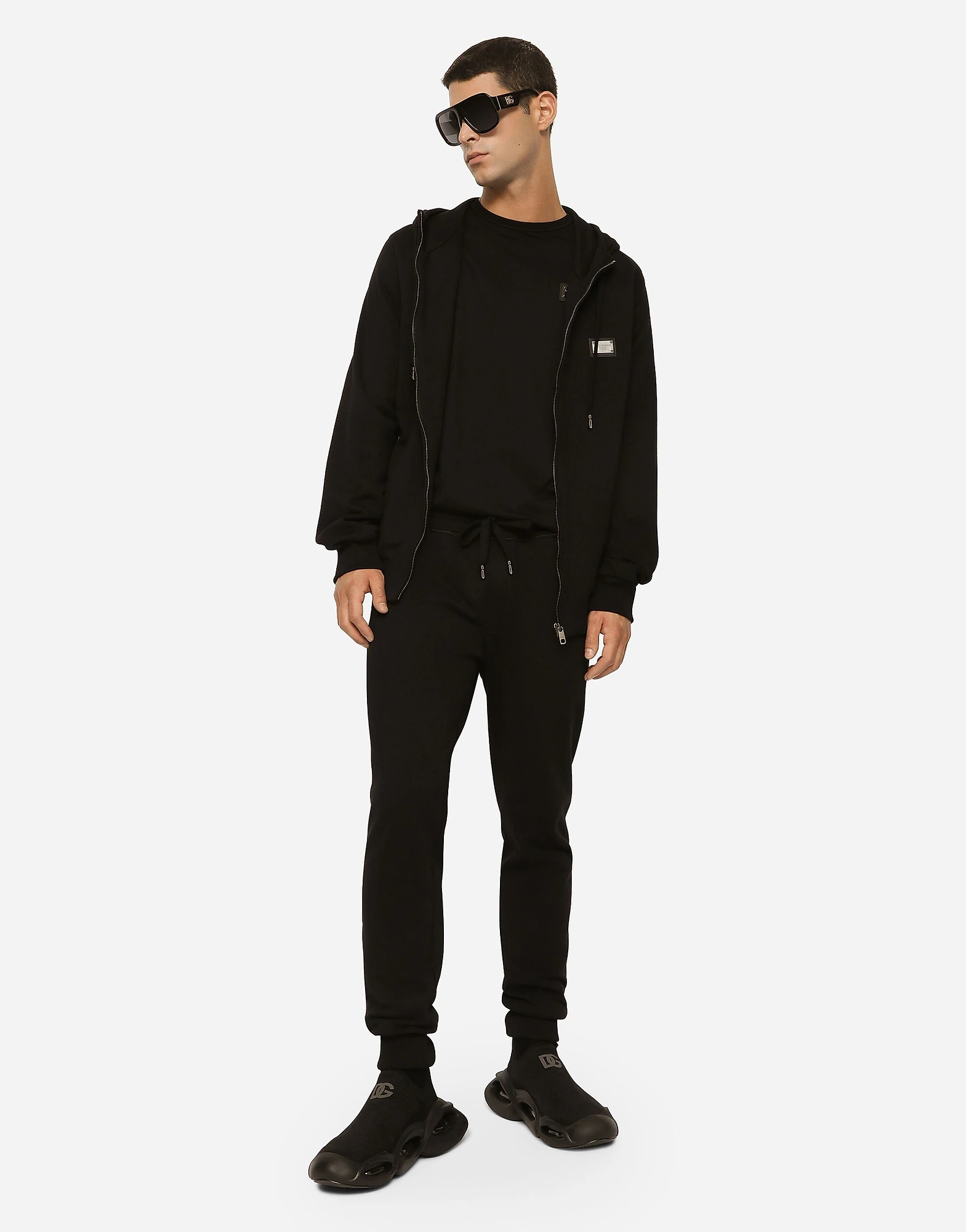 Hoodie Dolce & Gabbana Logo Plaque