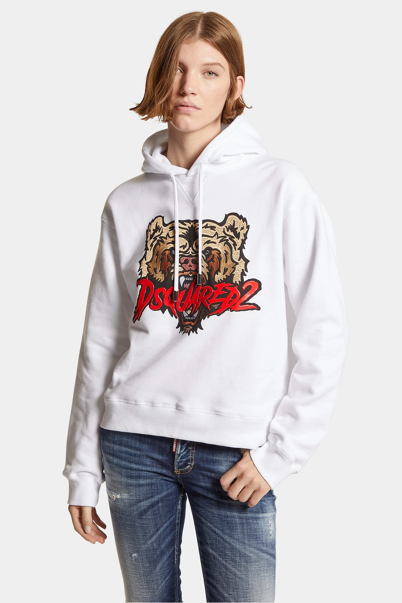 Hoodie Dsquared2 Logo Print