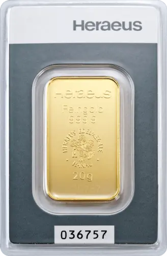 Heraeus Goldbarren 20g (Heraeus)