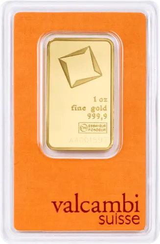 Valcambi Goldbarren 1 oz