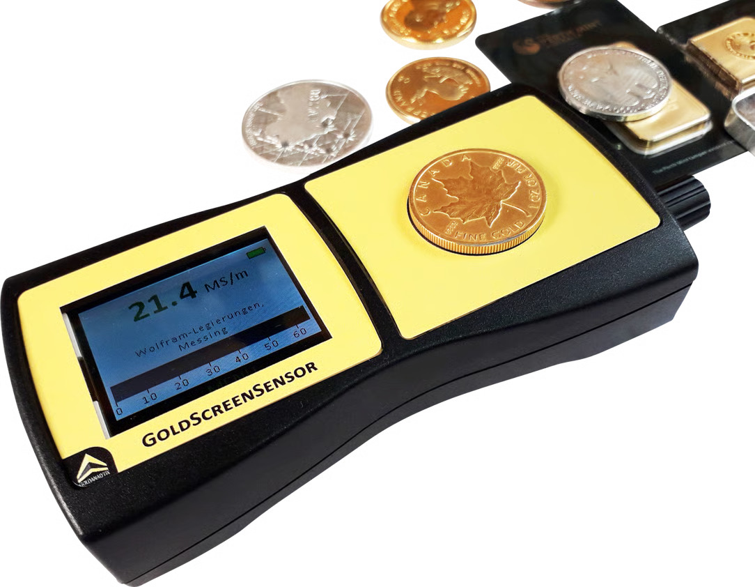 GoldScreen Sensor – Kompaktes Echtheitsprüfgerät für Münzen und Barren