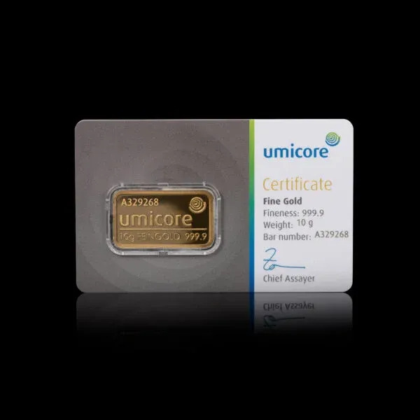 Umicore Goldbarren 10g
