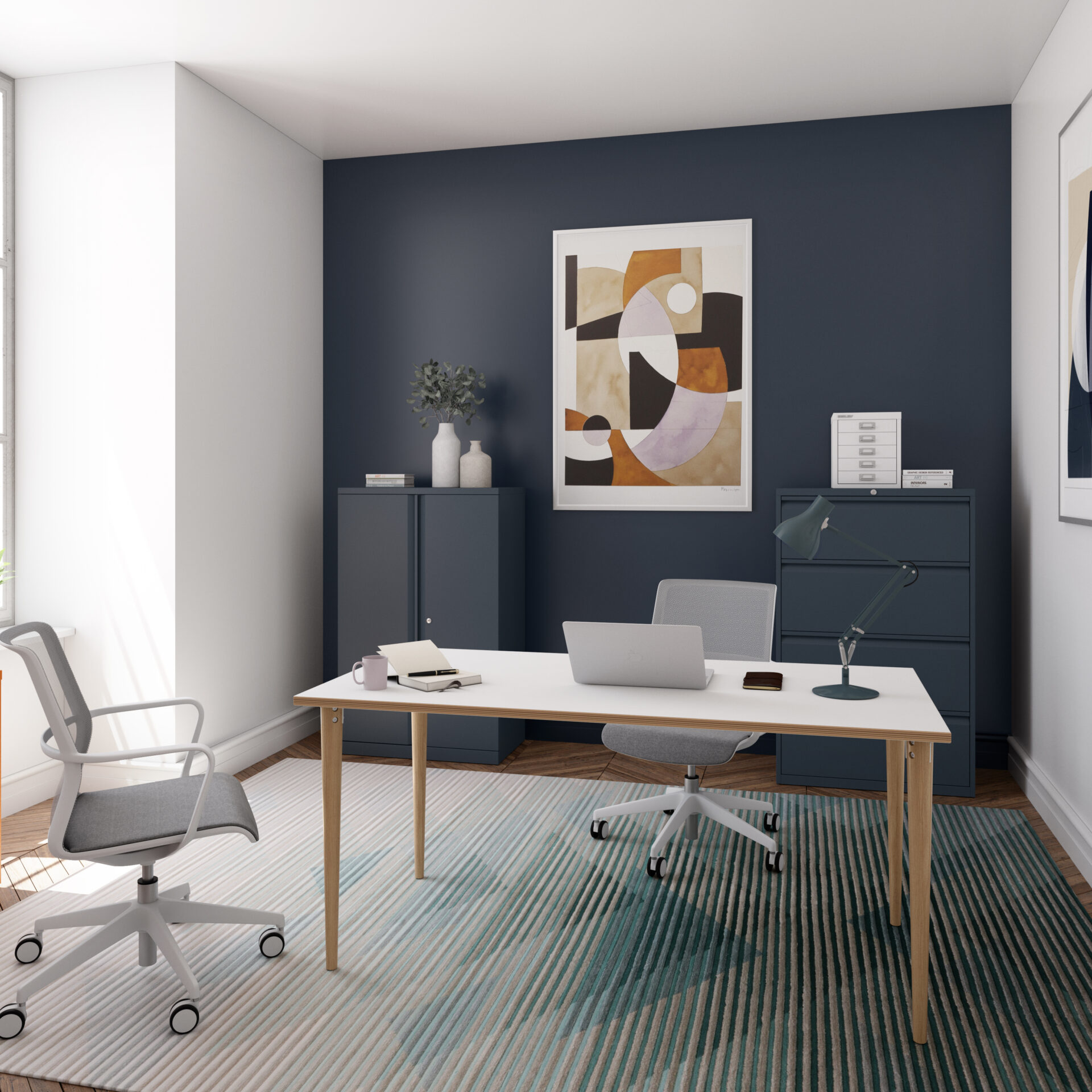 MultiDesk — Desk Only with Hairpin Legs