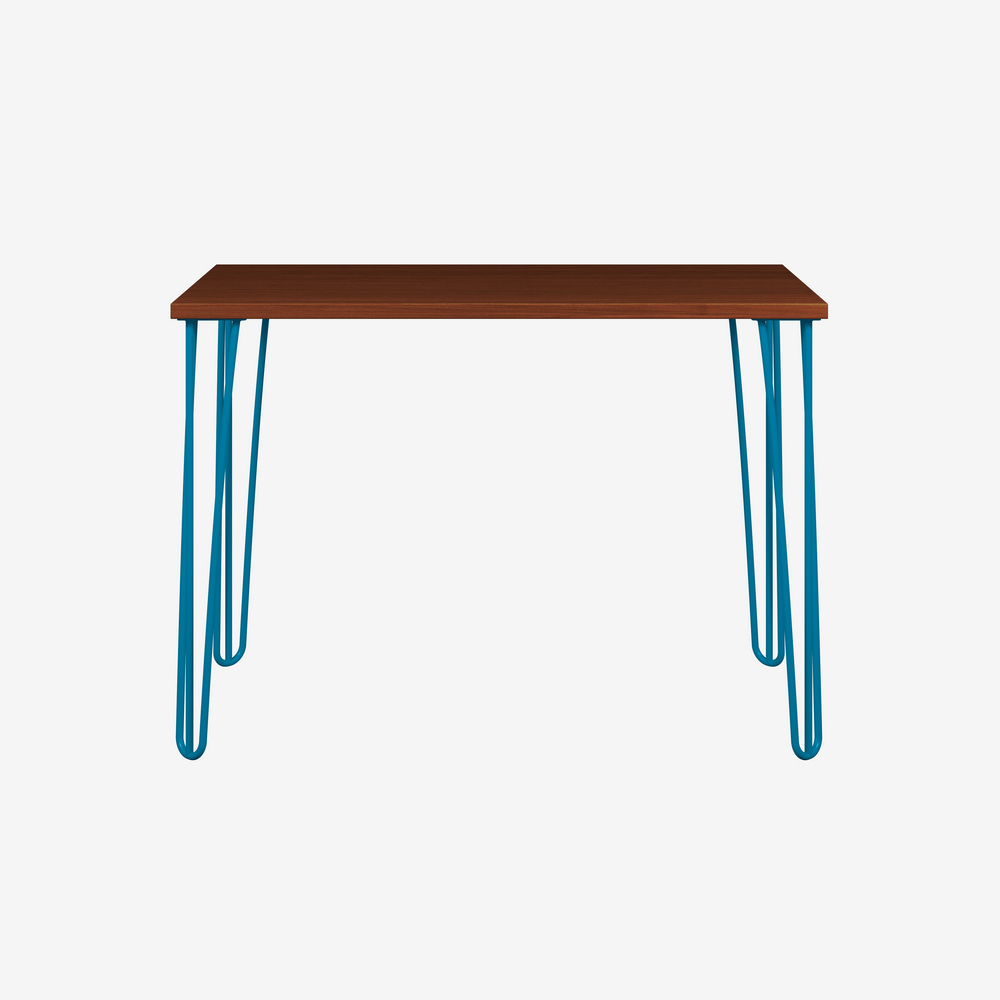MultiDesk — Dark Wood & Hairpin Legs (Desk Only)