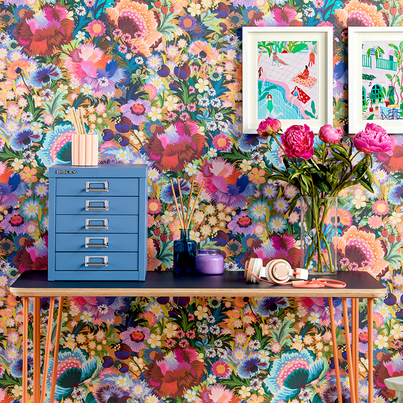 Pebble Desk Indigo Blue
