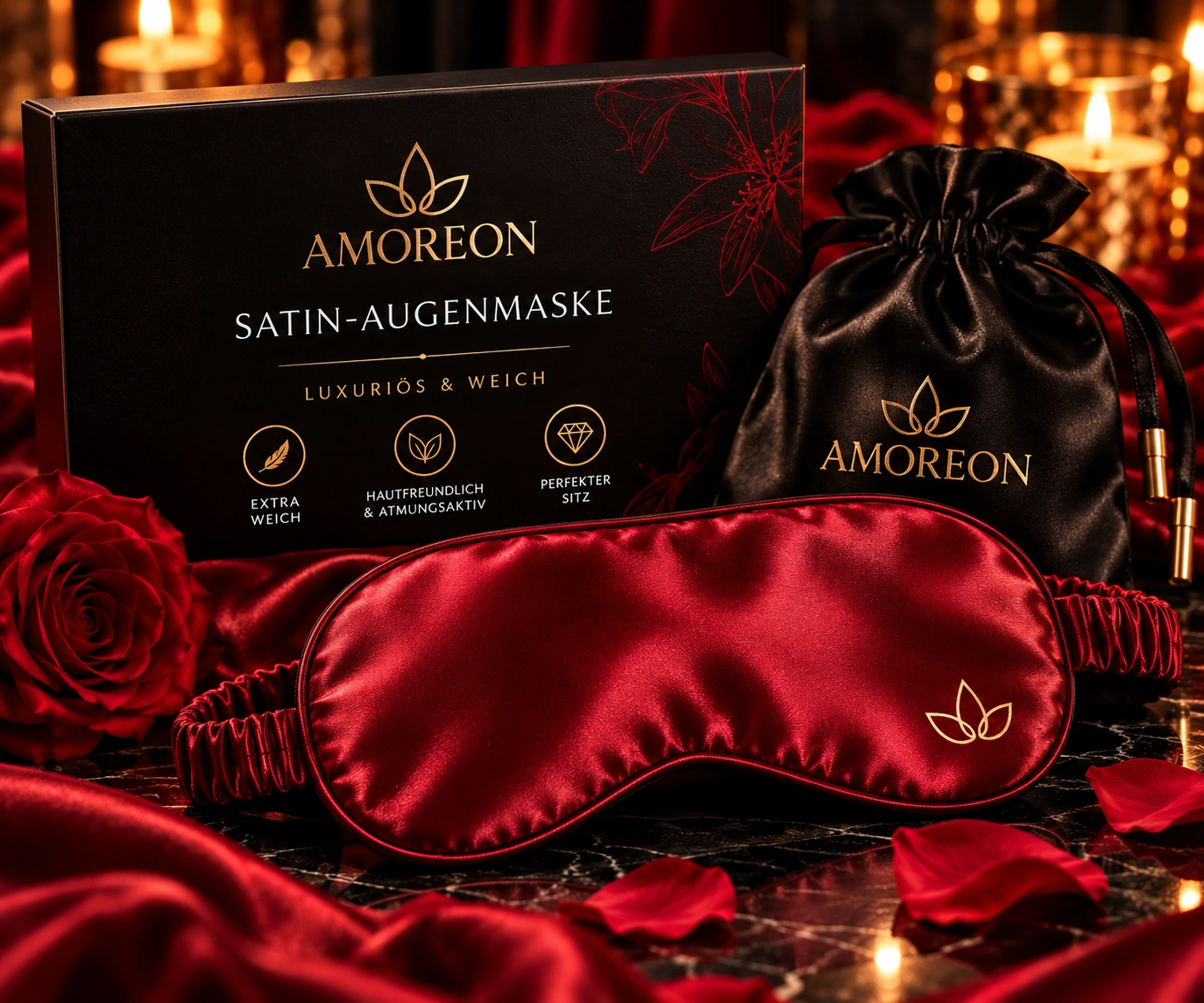 Satin-Augenmaske
