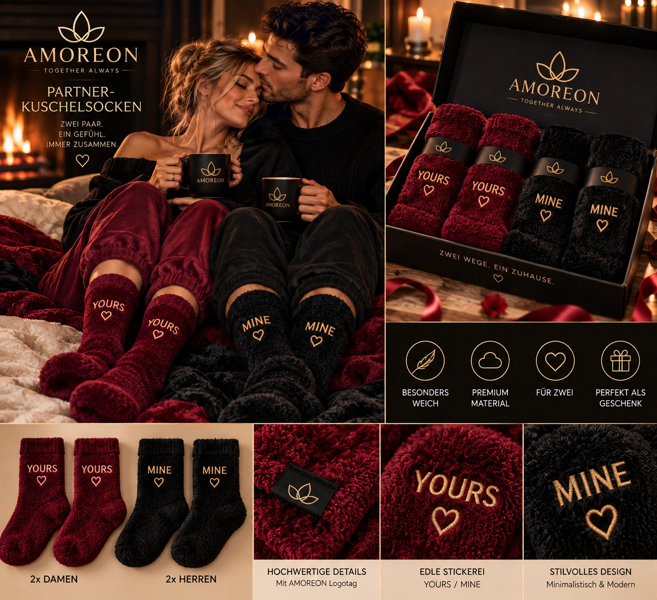 Partner-Kuschelsocken