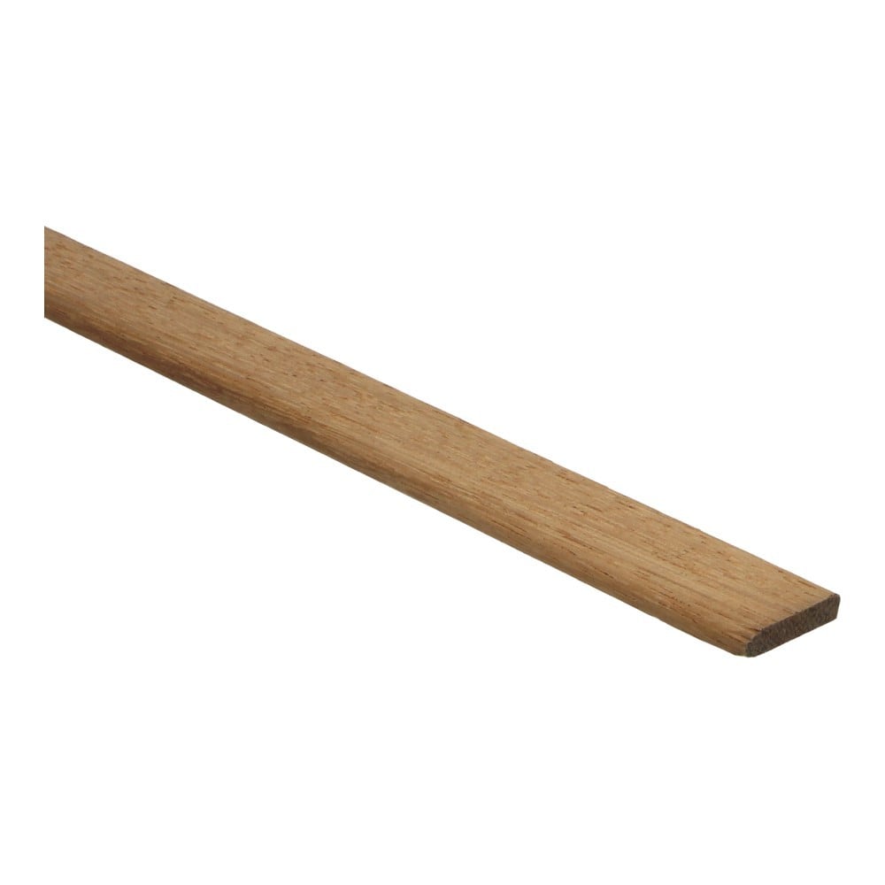 Afwerklijst 5x23 afzelia/doussié onbew. - kleur bruin