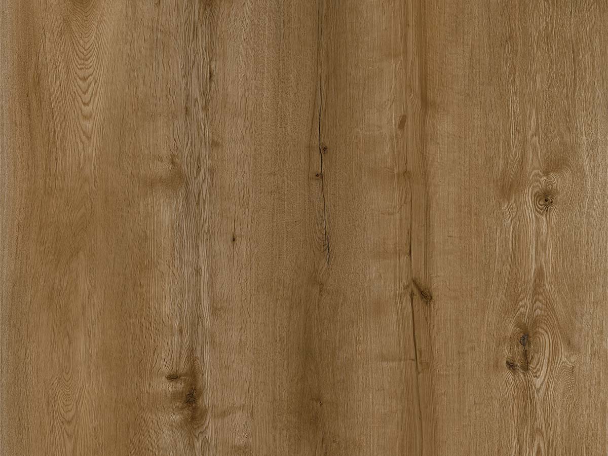 Amber Oak Plank Click - PVC vloer in bruin, rechte planken