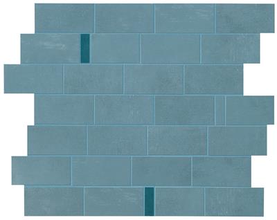 Atlas Concorde Boost Pro Powder Blue Minibrick Pro Ocean mozaïek mat - tegel in blauw