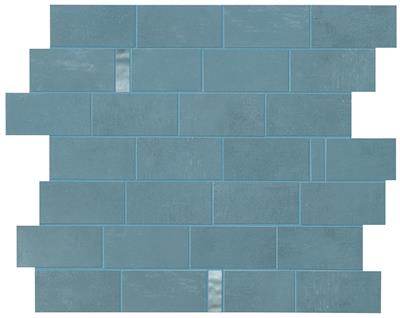 Atlas Concorde Boost Pro Powder Blue Minibrick Pro Ocean mozaïek mat - tegel in blauw (foto 2)