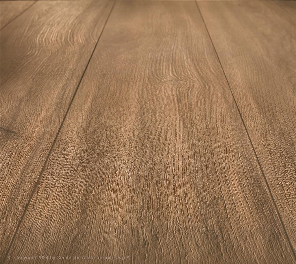 Atlas Concorde Log Amber Oak vloertegel mat - kleur bruin (foto 2)