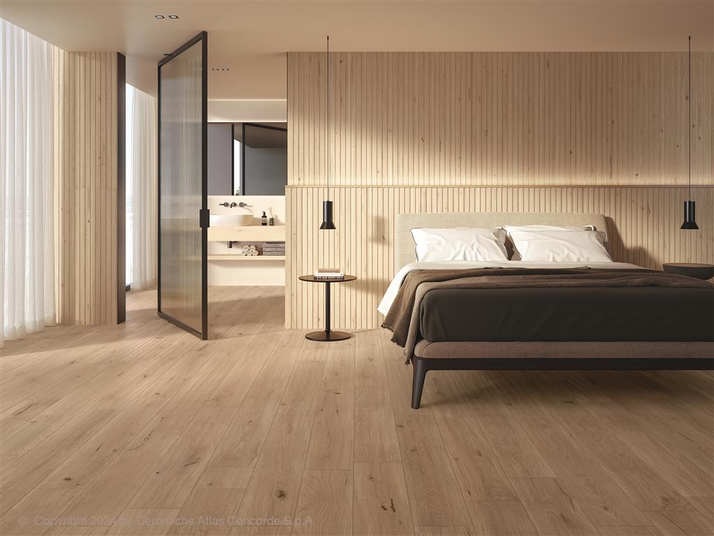 Atlas Concorde Log Bright Oak Forest vloertegel mat - kleur bruin (foto 3)