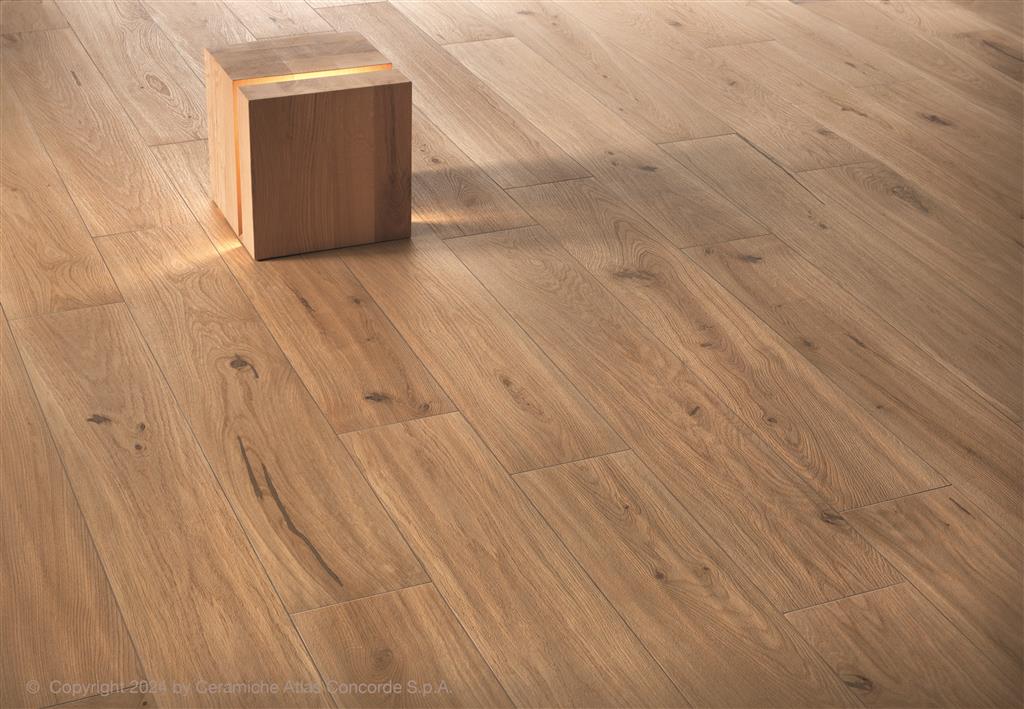 Atlas Concorde Log Deep Oak Forest vloertegel mat - kleur bruin (foto 2)