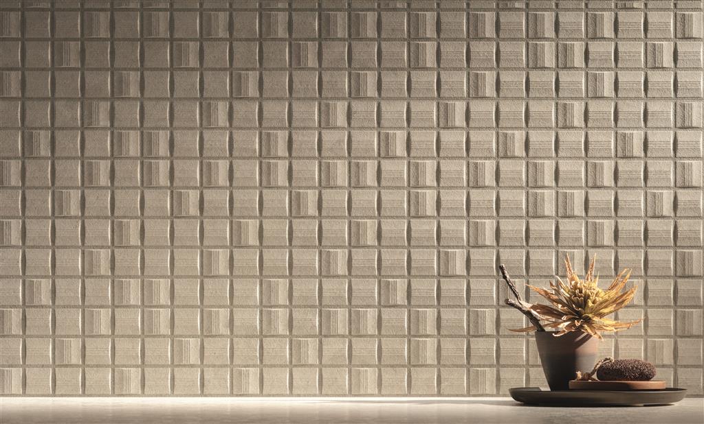 Atlas Concorde Nyra Hay 3D Qube decortegel mat - kleur beige (foto 2)