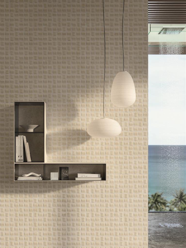 Atlas Concorde Nyra Star 3D Qube decortegel mat - kleur wit (foto 3)
