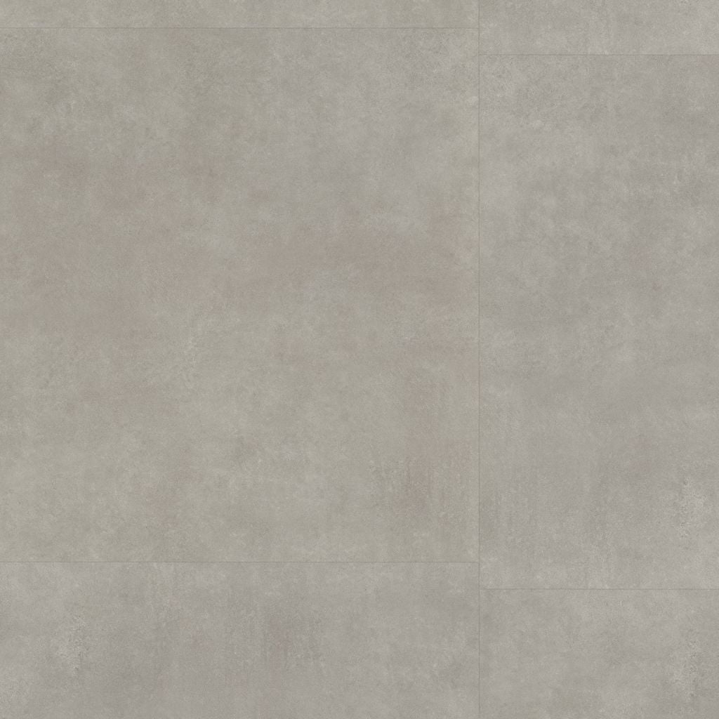 Basic XL dryback light grey - PVC vloer in grijs, tegelformaat
