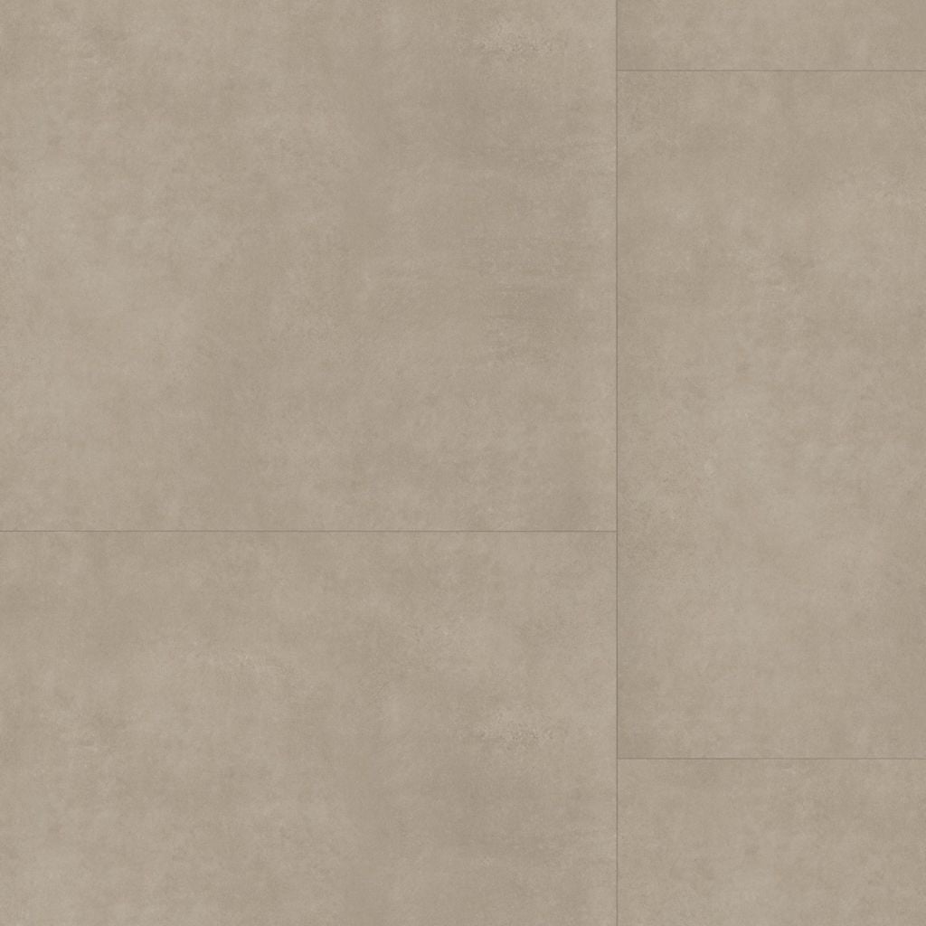 Basic XL dryback sand - PVC vloer in beige, tegelformaat