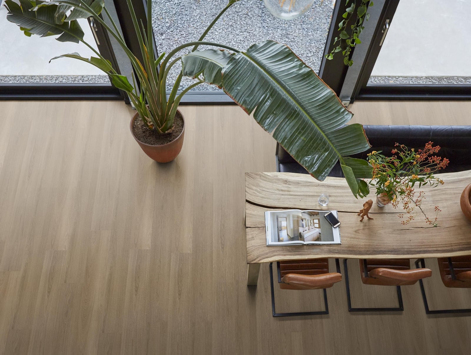 Brentford click SRC dark oak - PVC vloer in bruin, rechte planken (foto 3)