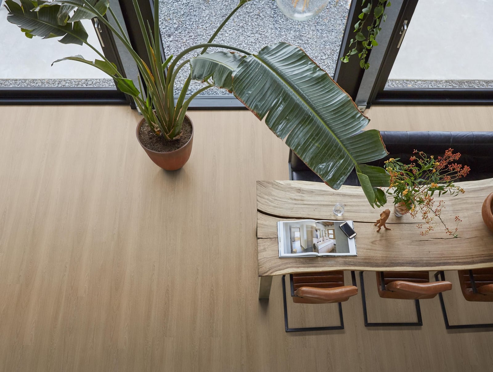 Brentford click SRC warm oak - PVC vloer in naturel eiken, rechte planken (foto 3)