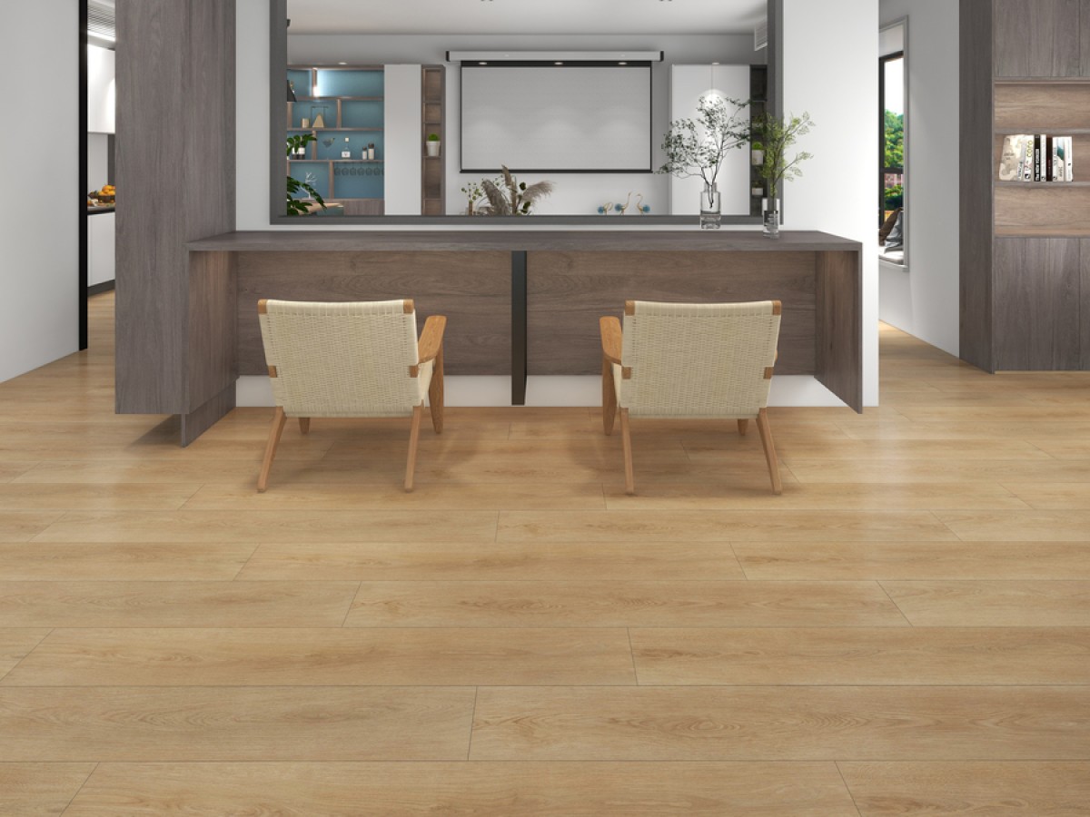 Cambridge Oak Plank Dry-Back - PVC vloer in bruin, rechte planken (foto 2)