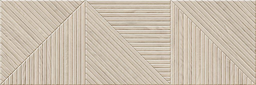 Cifre Geometric Maple decortegel mat - kleur beige (foto 3)
