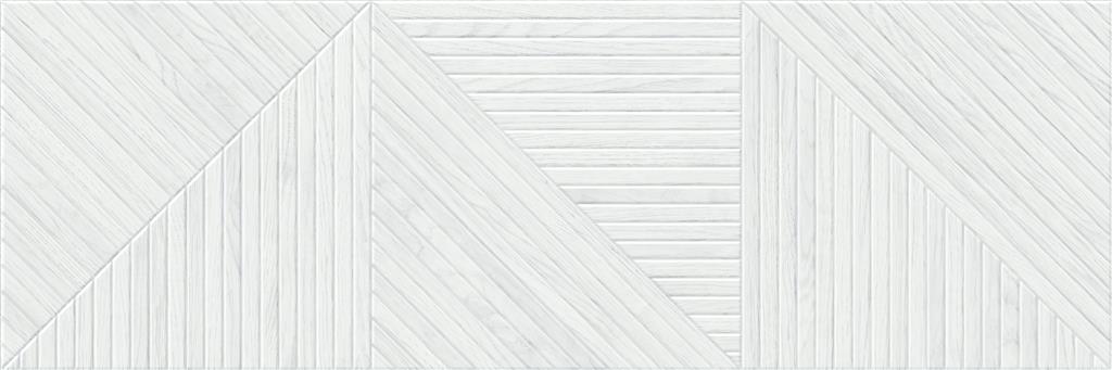 Cifre Geometric White decortegel mat - kleur wit (foto 3)