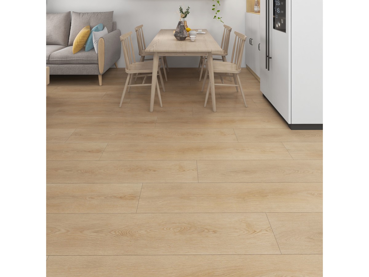 Desert Oak Plank Dry-Back - PVC vloer in bruin, rechte planken (foto 2)