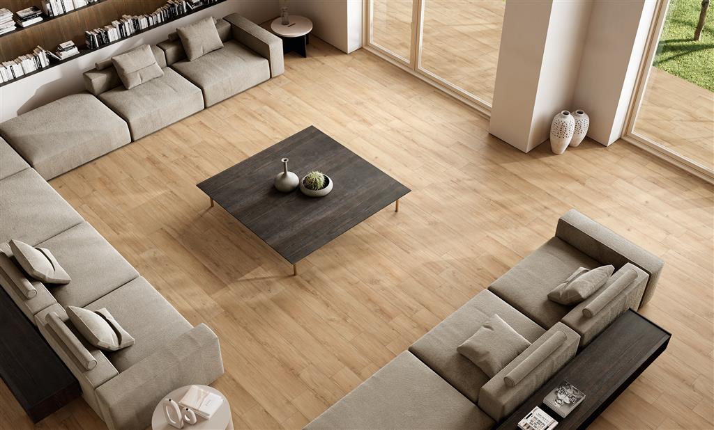 Durstone Michigan Oak vloertegel mat - kleur beige (foto 2)