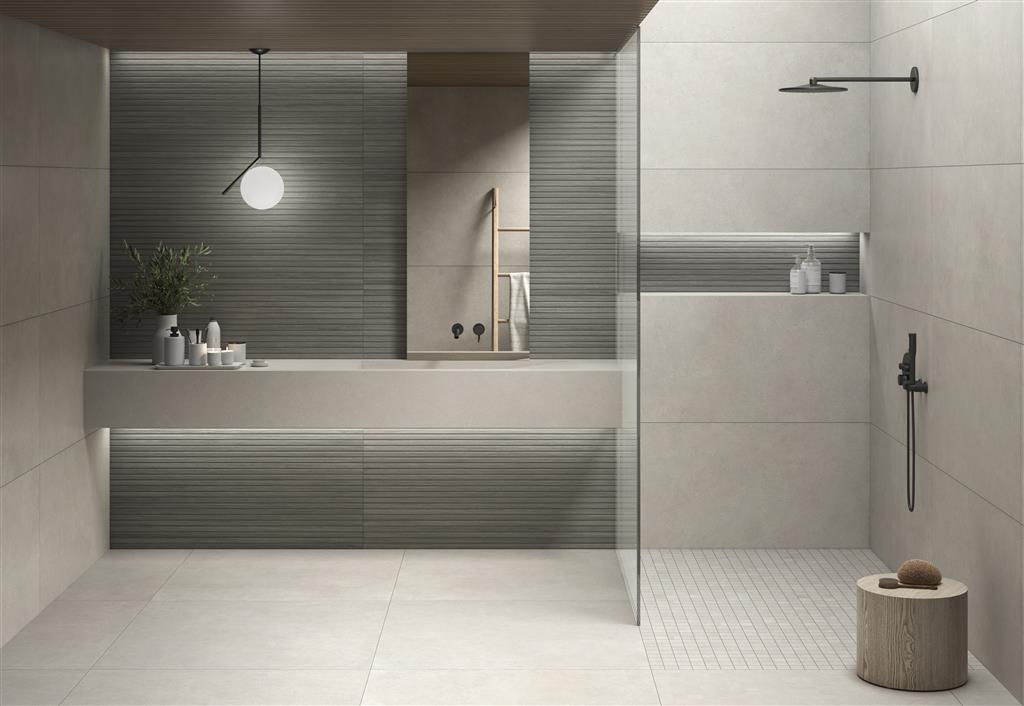 Durstone Osaka Grey wandtegel mat (foto 3)