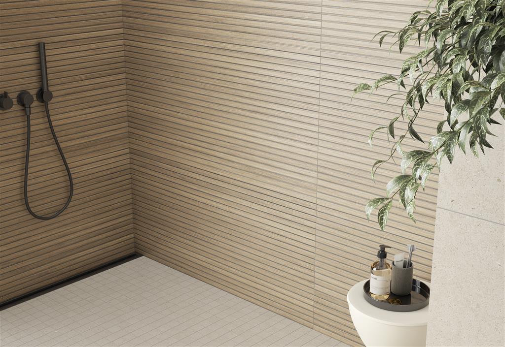 Durstone Osaka Teak wandtegel mat (foto 3)