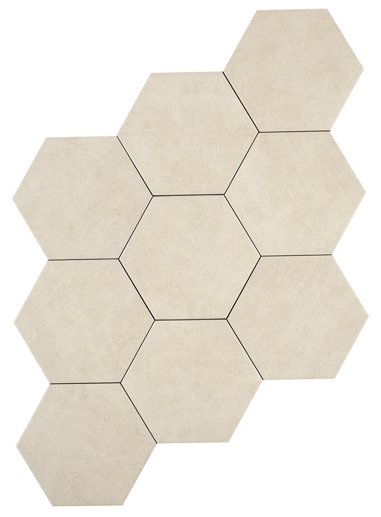 Durstone Sunset Desert Hex vloertegel mat - hexagon