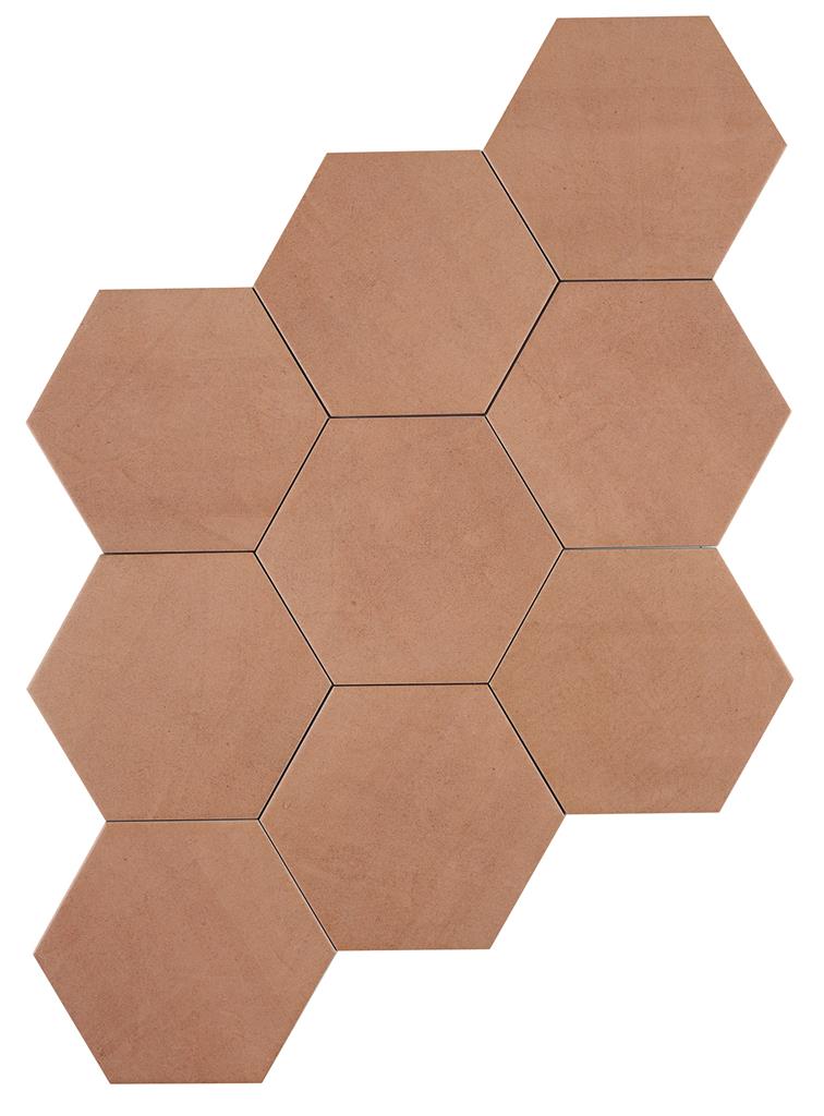 Durstone Sunset Pottery Hex vloertegel mat - hexagon