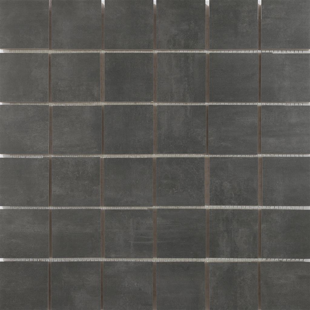 Ecoceramic Baltimore Marengo mozaïek mat - tegel in zwart
