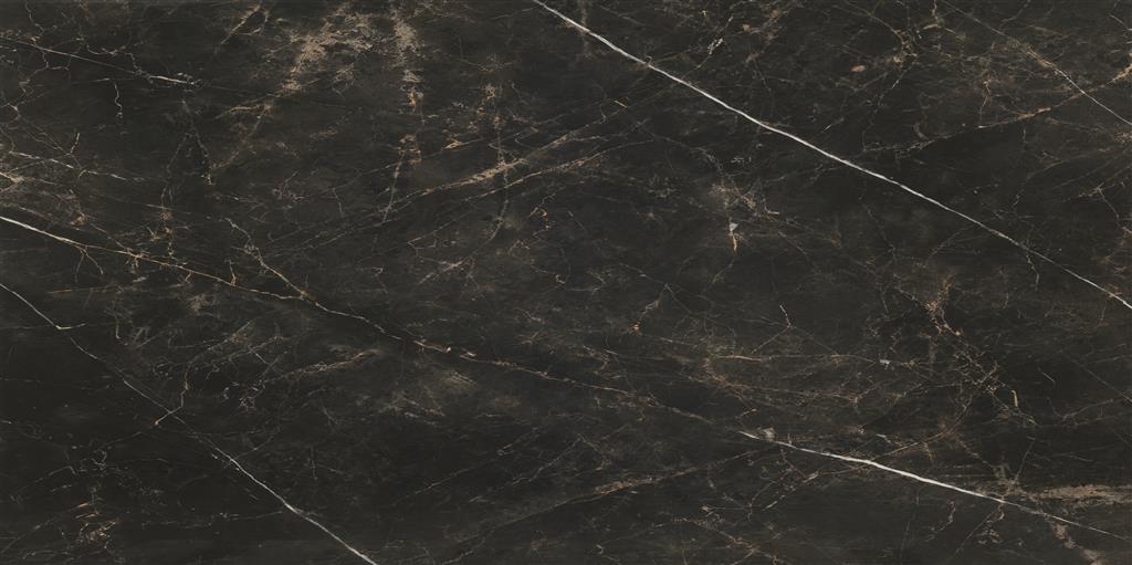 Ecoceramic Luxe Verdi Negro Ultra vloertegel glans - kleur zwart