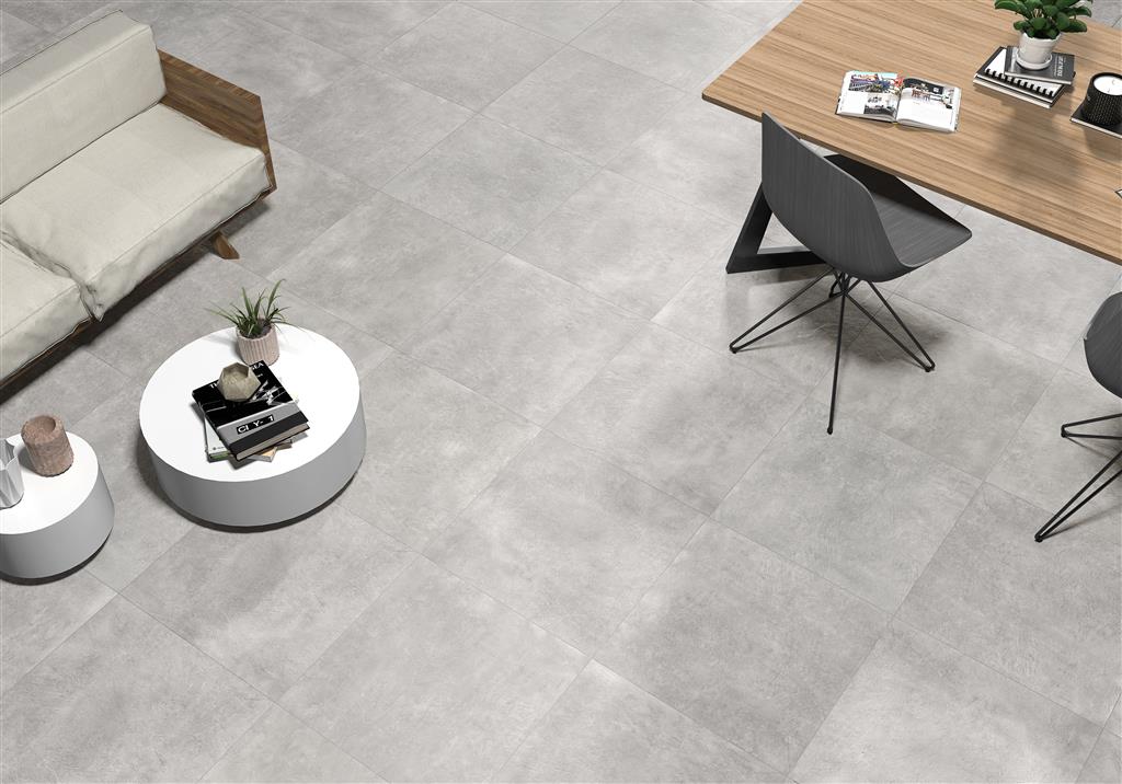 Ecoceramic Newton White vloertegel mat - kleur wit (foto 2)