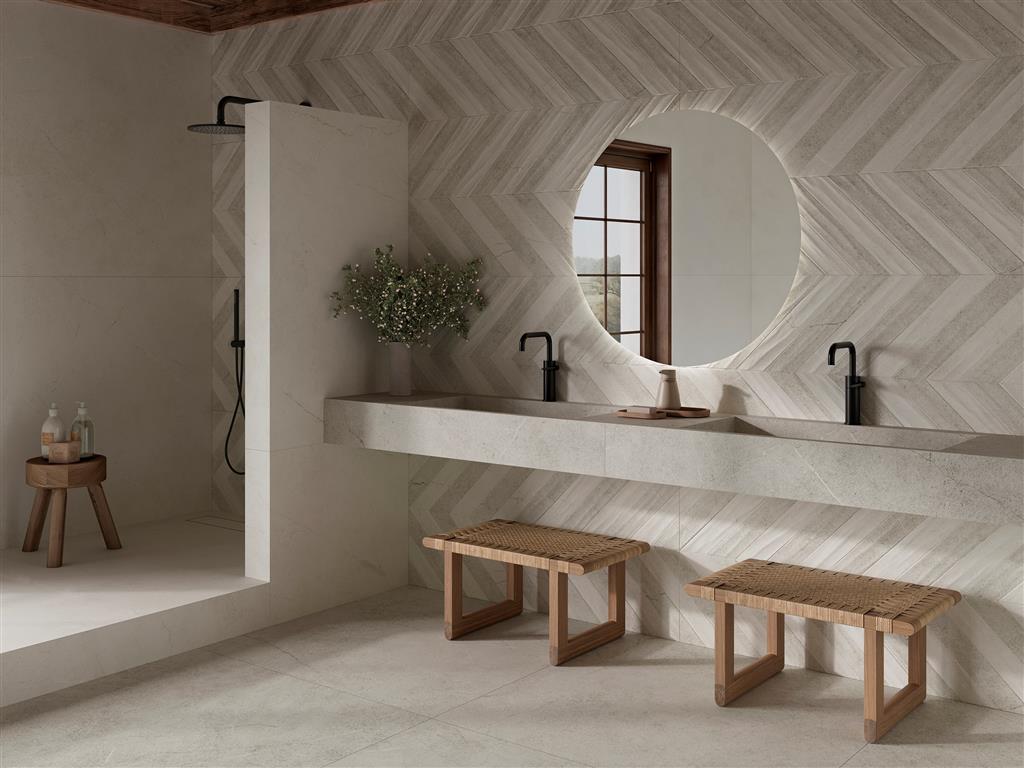 Ecoceramic Vermont White Soft vloertegel mat - kleur wit (foto 2)