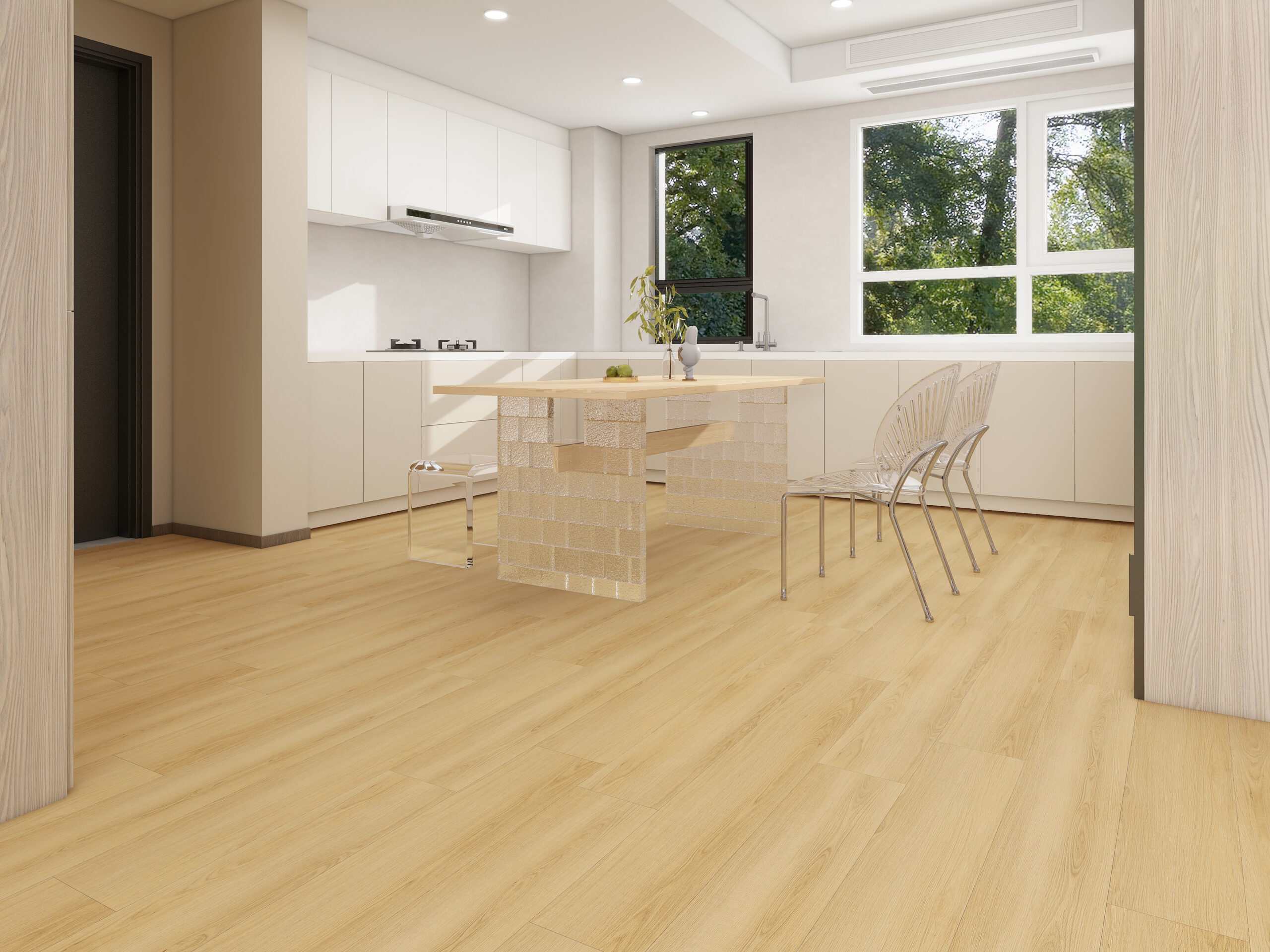 Expertfloors Pvc Plank Klik 02 - kleur bruin, rechte planken (foto 2)